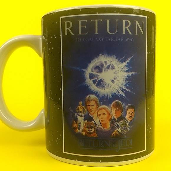 Star Wars Vtg 90s ROTJ stoneware mug - Picture 4 of 8